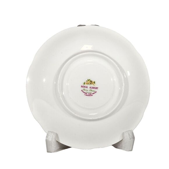 Royal Albert Teacup Saucer Blossom Time Series Laburnum Bone China Yellow Flower - Picture 3 of 9